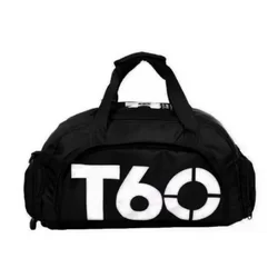Bolsa Mala T60 Fitness Para Academia Treino Esporte E Viagem - Preto