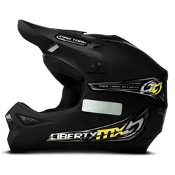 Capacete Motocross Pro Tork Liberty Mx Pro Preto Fosco Tamanho 58 - Preto Fosco