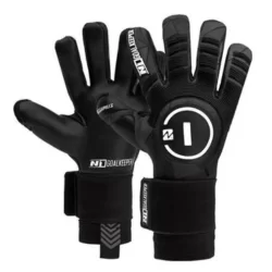 Luva de Goleiro Profissional N1 Scorpius + Chaveiro - Preto