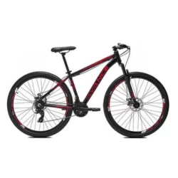 Bicicleta Aro 29 Alumínio Avance Force 24 Vel Freio A Disco - Preto+Vermelho