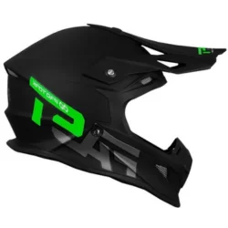 Capacete Motocross Pro Tork Fast 788 Solid - Preto+verde