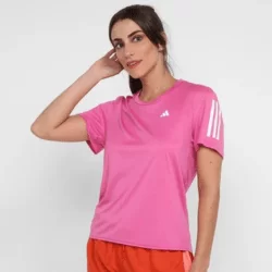 Camiseta Adidas Own The Run Feminina - Magenta