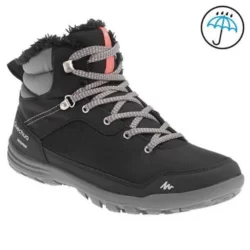 Bota feminina de trilha na neve impermeável SH100